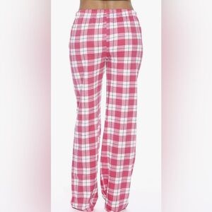 NWT Just Love 100% Cotton Jersey Women Plaid Pajama Pants Sleepwear, Size XL